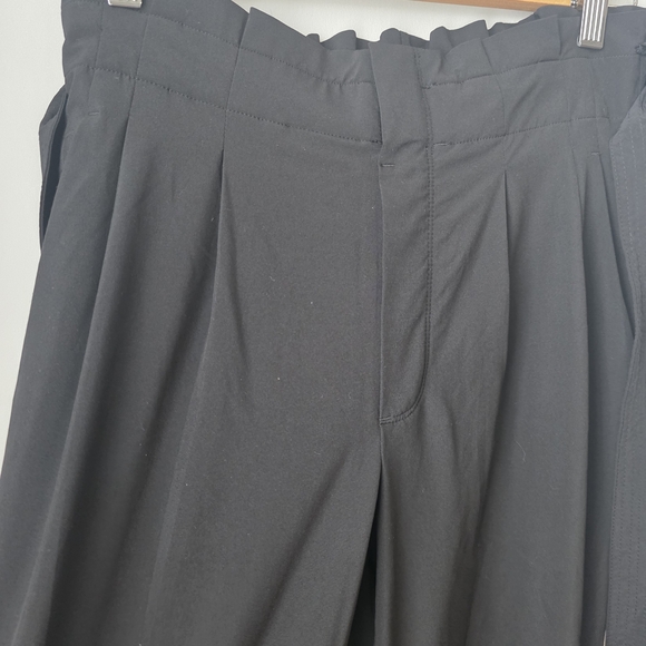 Athleta Skyline Pant II Black Lifestyle Tie-Waist Pants Sz 4 - Picture 3 of 13